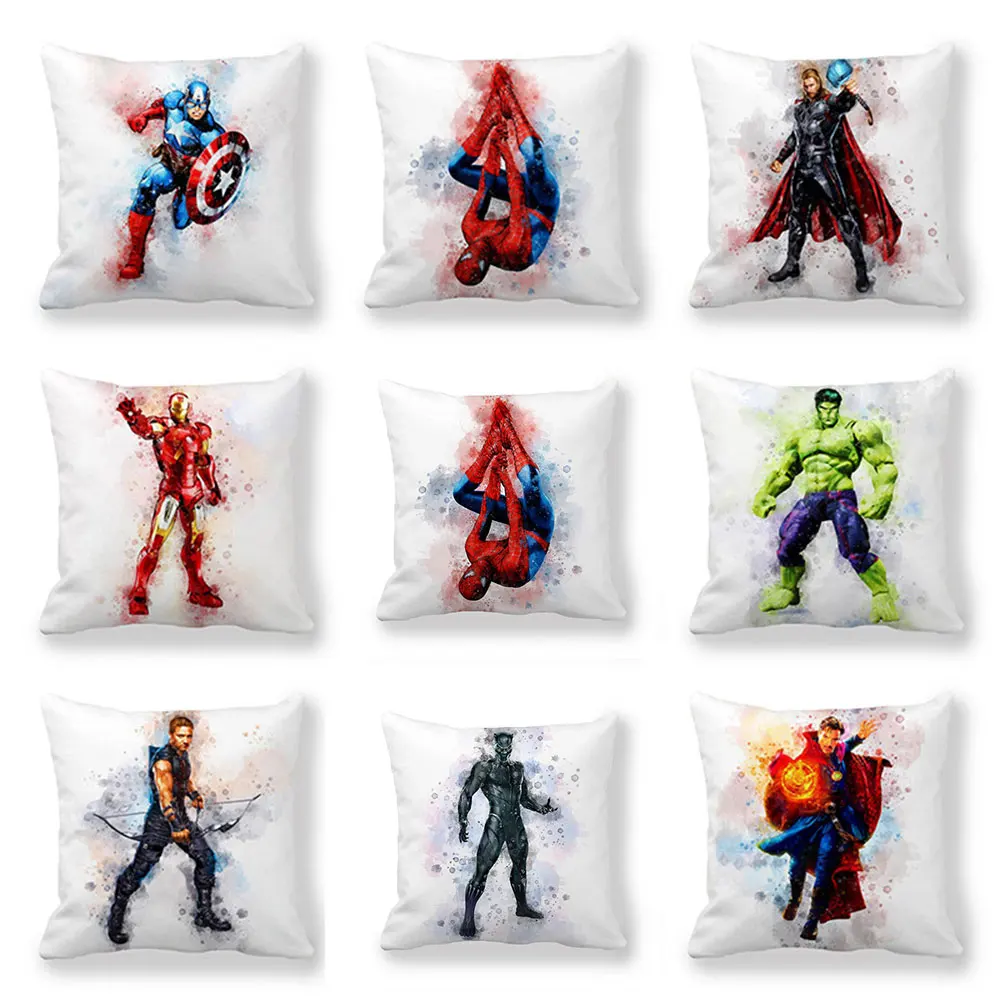 Disney с рисунком героями Marvel подушка для мальчиков домашний декор сказка Подушка