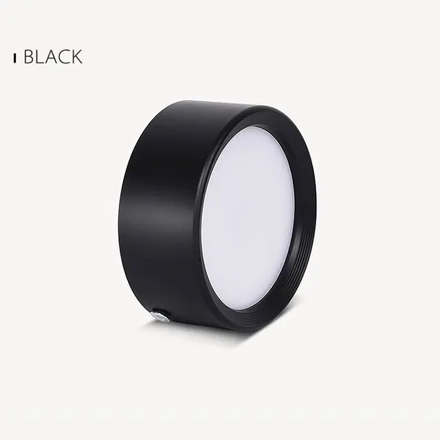 Surface Mounted LED Downlight 3W 5W 7W 9W 12W 220V Ceiling Lamps Ultra Thin LED Lights Lighting 061330ff83c078d1804901: Black body 3000K|Black body 4000K|Black body 6000K|Gold body 3000K|Gold body 4000K|Gold body 6000K|White body 3000K|White body 4000K|White body 6000K