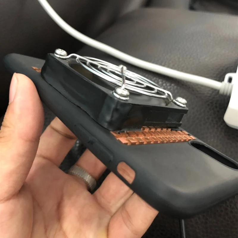 KOOLASON Diy мобильный телефон планшет ноутбук игра теплоотвод радиатор медь USB