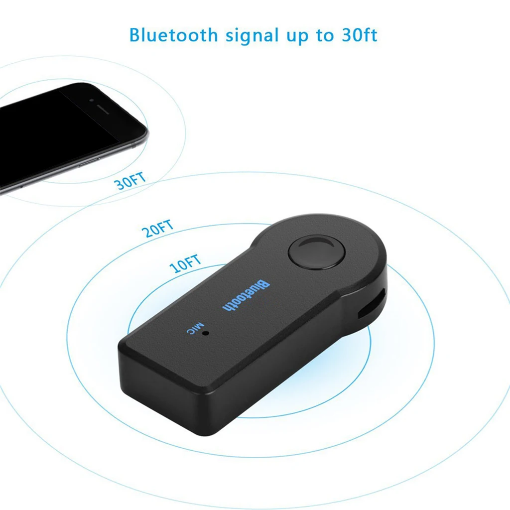 Mini Car 3.5mm Jack AUX Audio Wireless Bluetooth Receiver Handsfree Speaker Adapter Handsfree Call Bluetooth Adapter Transmitter
