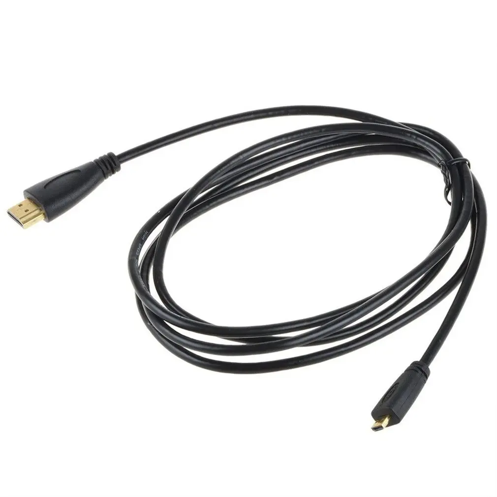 

2m 1080P Micro HDMI to HDMI Adapter Cable Cord for Phone Tablet Camera TV