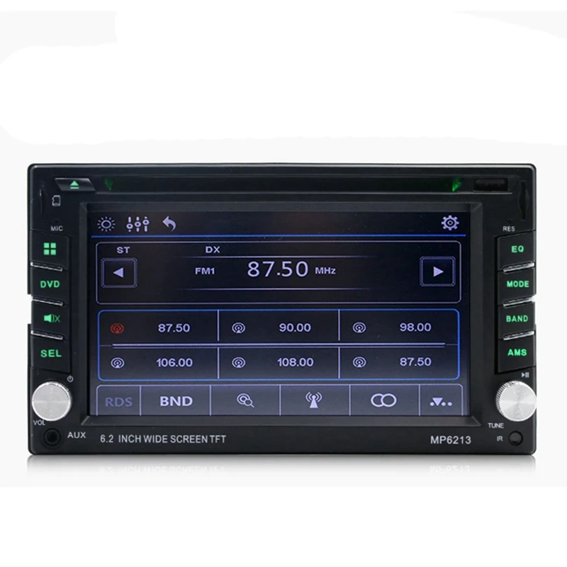 

Car 6.2 Inch Multimedia Dvd Cd Card Machine Mp3 Player Fm Radio Mp6213