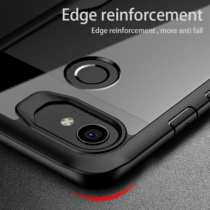 Clear Silicone Armor Case For Google Pixel 4 4XL 3 3XL Lite 2 2XL Transparent Shockproof Mobile Phone Case For Google Pixel 3 2
