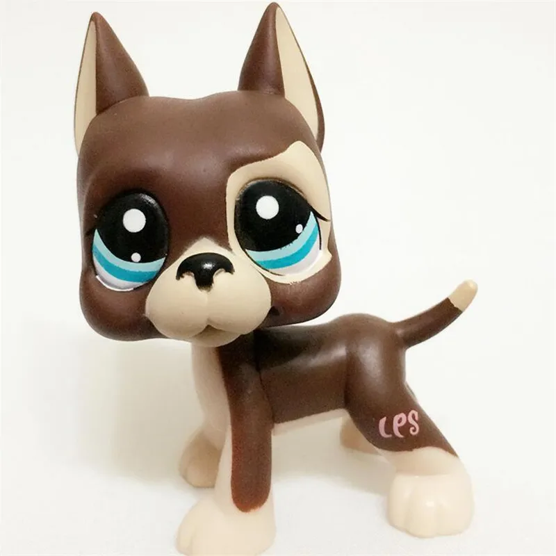 LPS Pet Shop милые короткие волосы кошка игрушки Грейт Дэйн колли Собаки ПВХ экшн