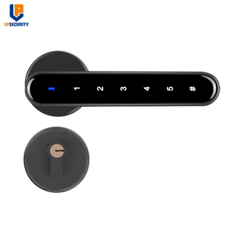 

Smart Zinc alloy Electric Passwrd / Mechanical Key Lock 10 user Capacity for Wooden Metal Door