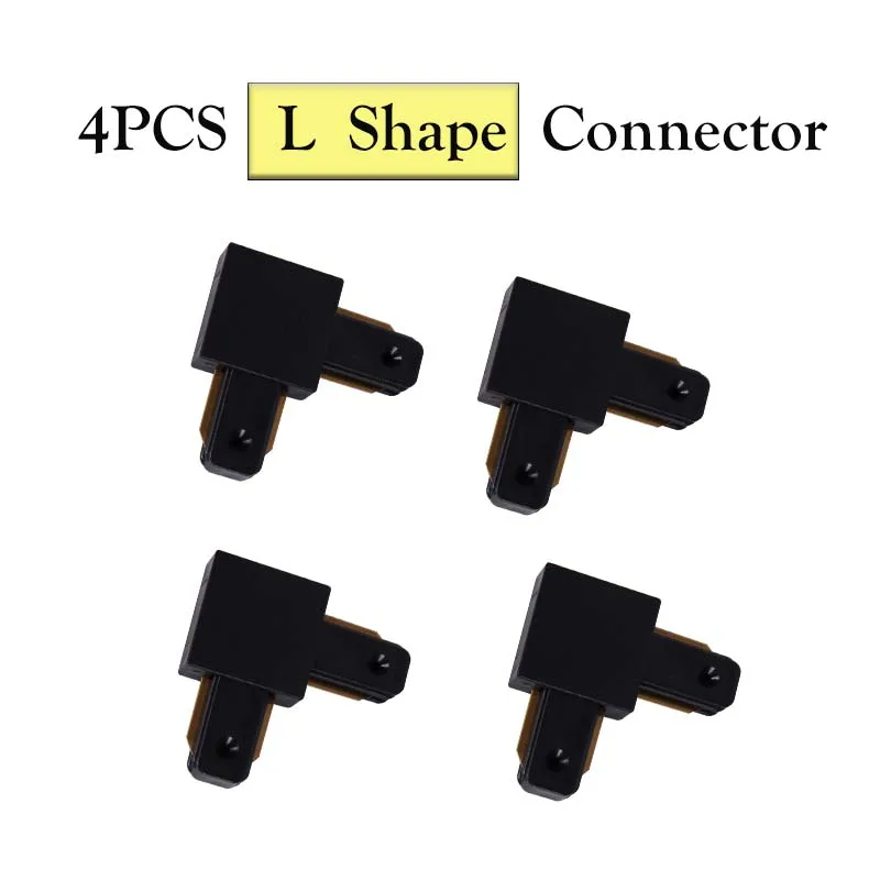 4 L Connector Black