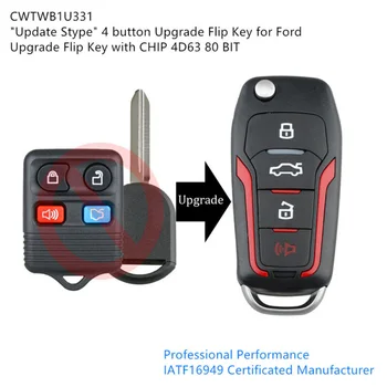 

Remotes Car Remote key 1 pc Remote Key Fob 315MHz 4D63 - CWTWB1U331 High quality