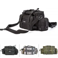 Новые рыболовные снасти сумки приманки сумка Тактический охотничий водонепроницаемый большой емкости 40 см X 17 см X 20 см рыболовный Чехол спортивные поясные сумки