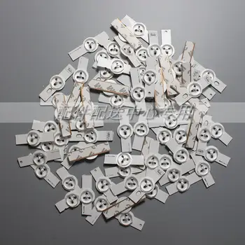 

100pcs x LED Backlight Strips 3v Bulbs Diodes for LG LN 32-65 inch Tv 42LN519C 470DUNCSF 50LN5400 32LN540V 55LA6300O
