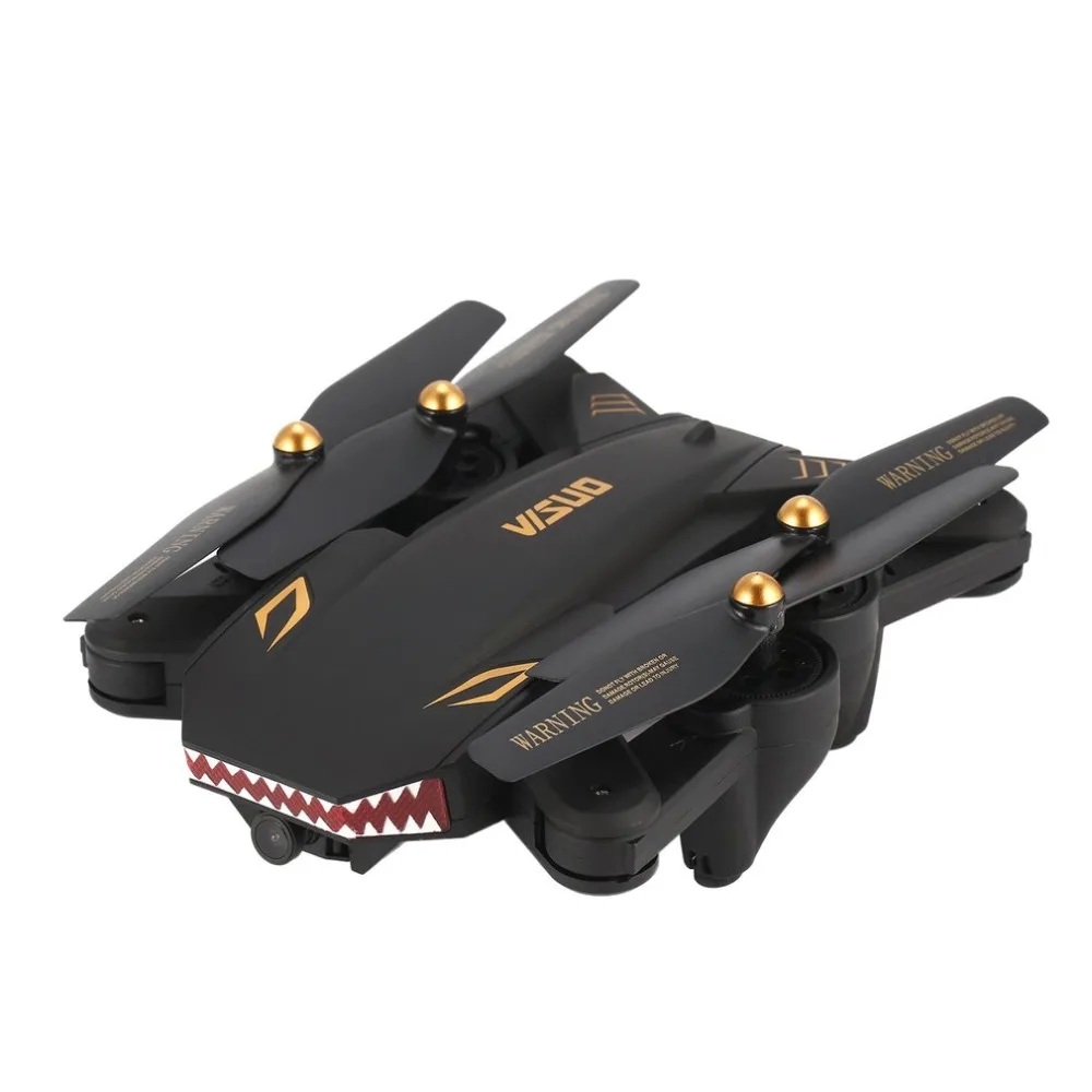 Радиоуправляемый Дрон XS809S VISUO Wi-Fi FPV широкоугольный 720P камера удержание высоты складной Безголовый режим один ключ возврат Квадрокоптер CW CCW