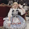 Japonés Gothic Lolita vestido niñas vestido Vintage Funeral Lolita vestido Jsk Harajuku sin mangas fresca Liga Punk vestidos ► Foto 3/6