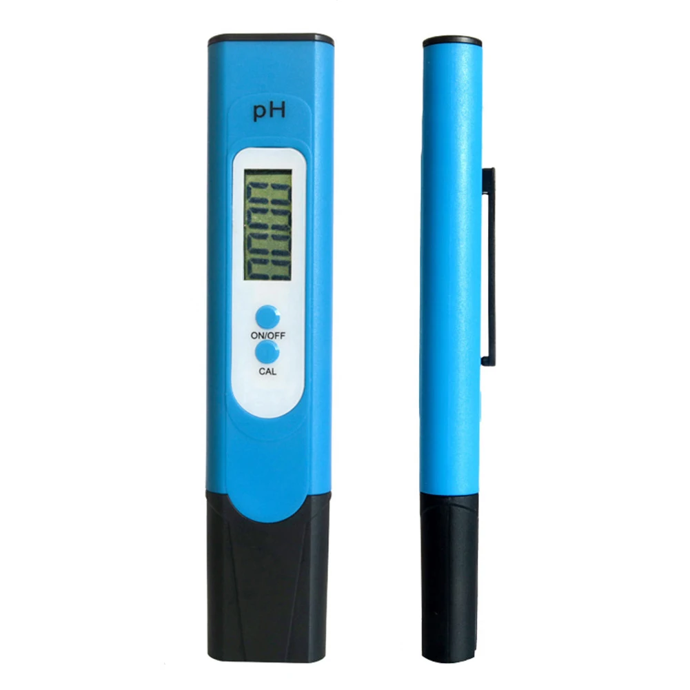 

1pcs Blue PH Meter Tester Portable Pen Digital 0.01 High Accurate Filter Measuring Water temperature Quality Purity test tool