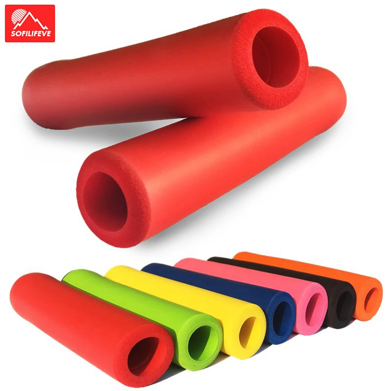 

1 pair Silicone Bicycle Grips MTB Mountain Road Bike Handlebar Grips Bar End Soft Cycling Accessories Grips 18mm Handle Bar Cove