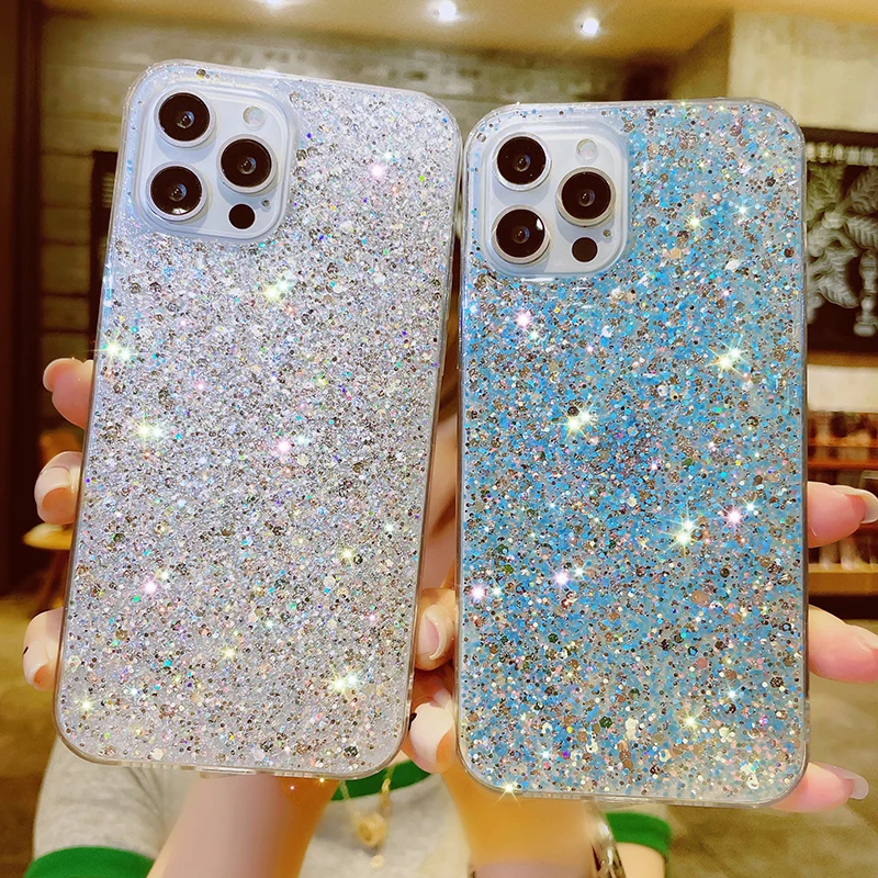 For Xiaomi Redmi Note 10 Pro Case Note 9 8 7 Pro 10S 9S Glitter Cover Xiaomi Poco X3 F2 Pro M3 F3 Mi 11 10 Lite 10T Pro _voghion.com