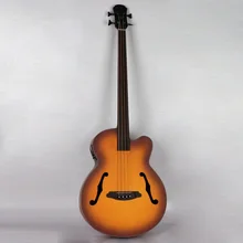 Профессиональная безрезвая электрическая акустическая бас-гитара с turner EQ