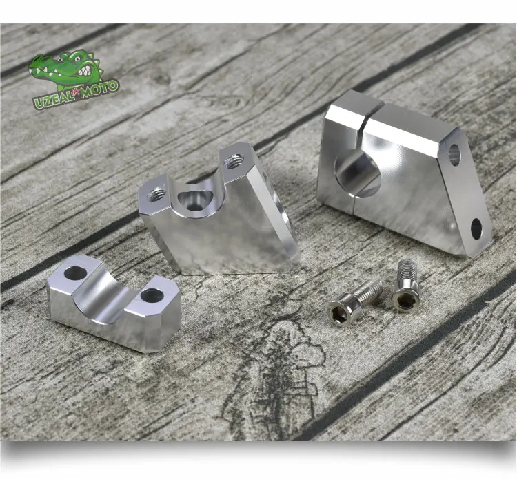 Ranger 22 мм мотоцикл модифицированный алюминиевый сплав CNC руль блок увеличения кода Зажим Блок руль стояк/зажим