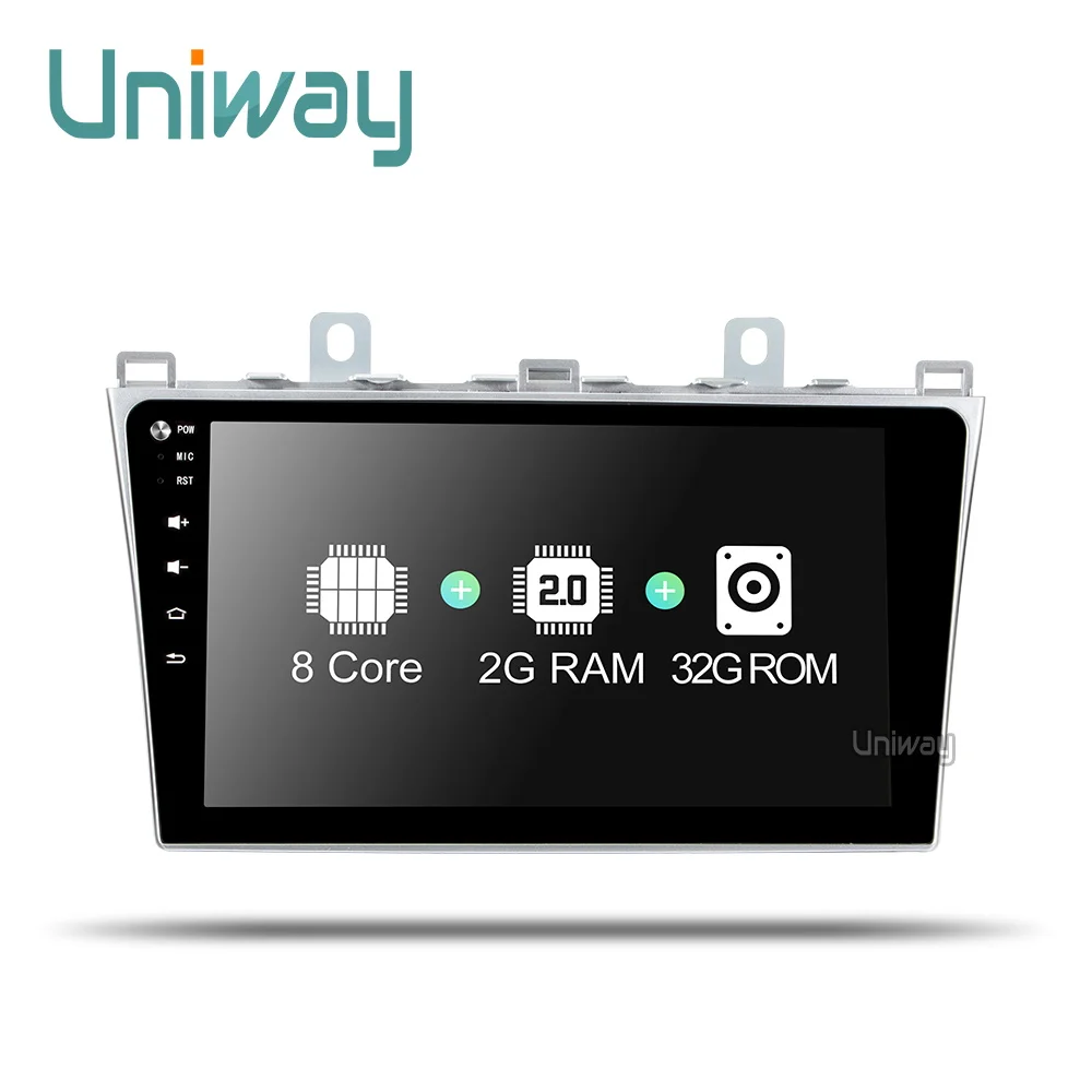 Excellent Uniway LXM61090  android 9.0 car dvd for  MAZDA 6 car radio gps navigation 1