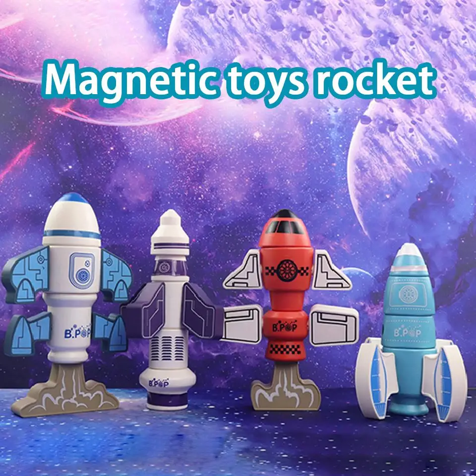 magnetic rocket toy