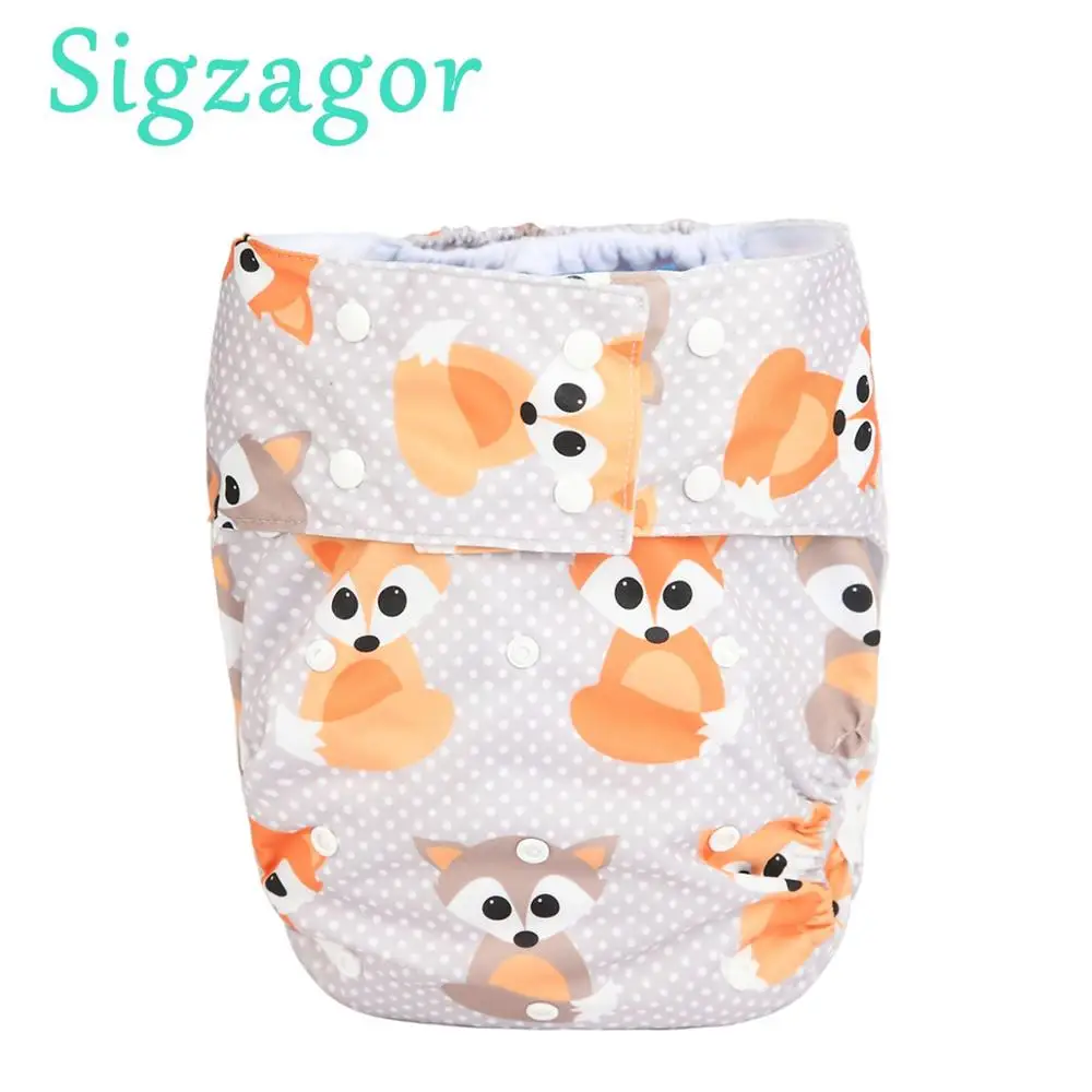 [Sigzagor]10 Teen Adult Cloth Diapers Nappies Pocket Incontinence Waterproof Reusable Gussets Insert ABDL Age Role Play Costume 3