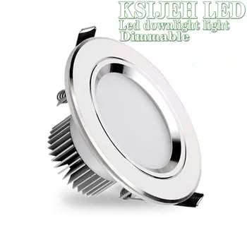 

Angle Adjustable Dimmable Led downlight light frosted mask COB Ceiling Spot Light 5w 7w 9w 15w 85-265V ceiling recessed Lights