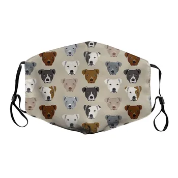 

Mascarilla Dog Printing Mask Unisex Adult Outdoor Face Masks Washable Breathable Reusable Mask Mouth Caps Washable