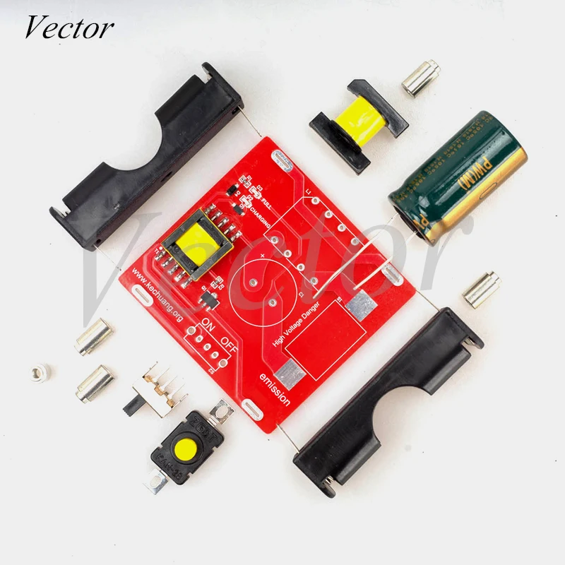 Koop Elektromagnetische Gun Kit Mini Coil Gun Kit Eentraps Elektromagnetische Gun DIY Eentraps Coil Gun