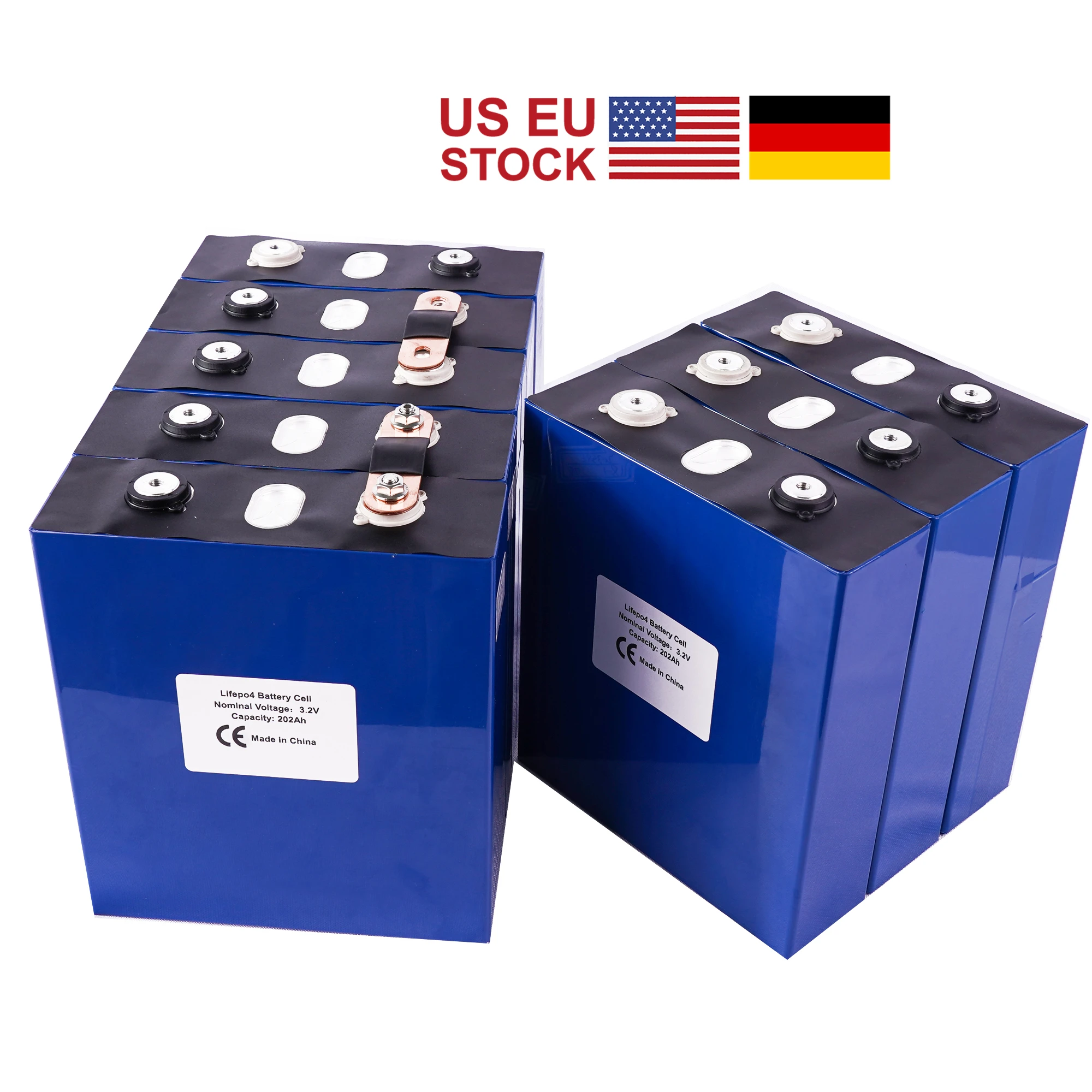 8 шт CATL LIFEPO4 батарея 3.2v200AH 2020 Новая аккумуляторная для 24V200AH RV Солнечная US и Europe 3 7