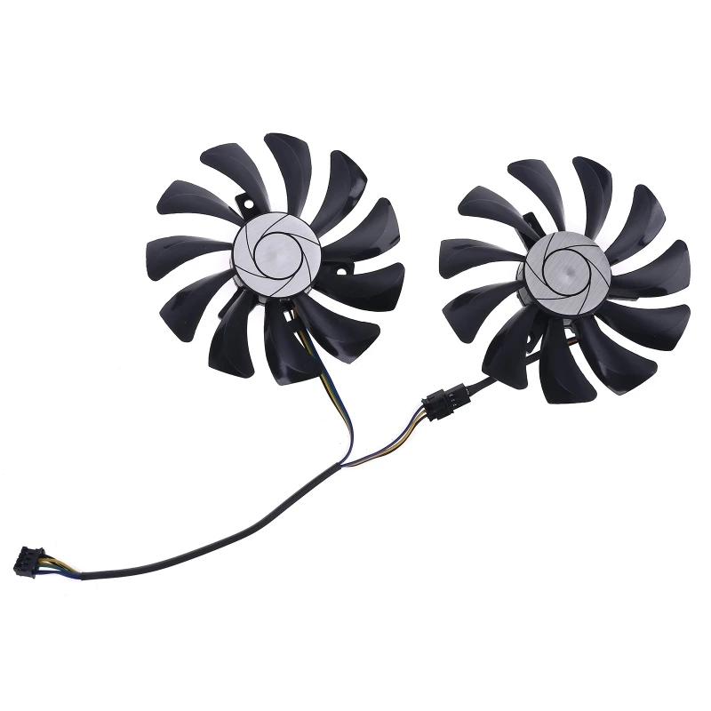 

1 Pair 85mm HA9010H12F-Z 4Pin Cooler Fan Replacement for MSI GTX 1060 OC 6G GTX WXTB