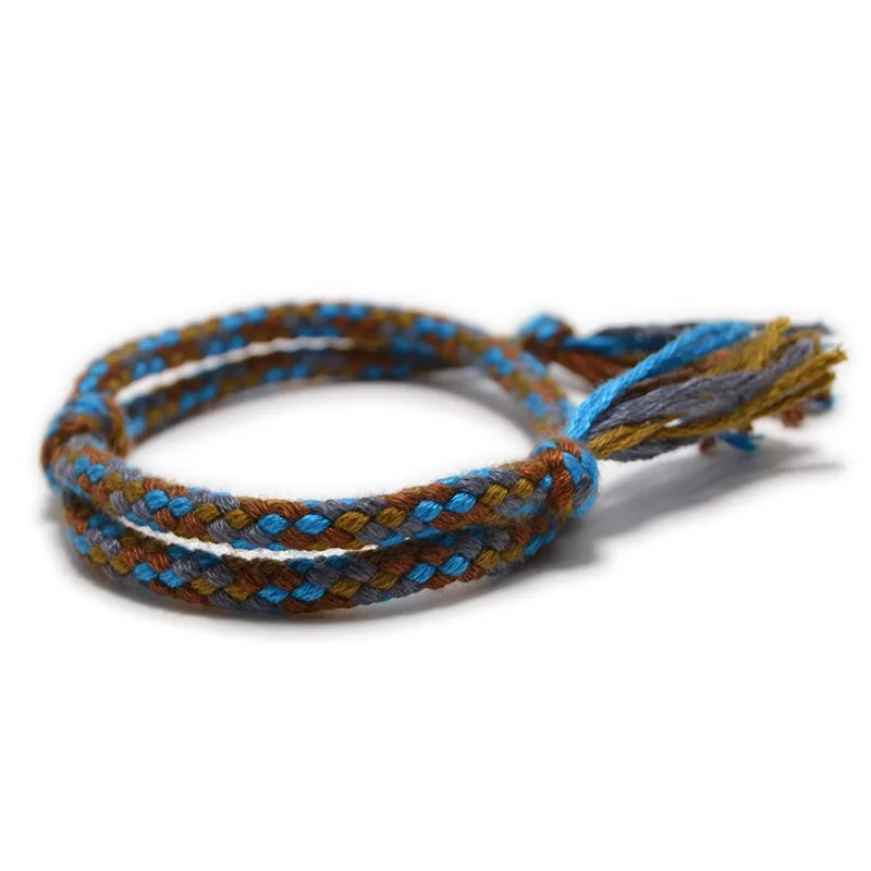 Woven Tibetan String Bracelets & Bangles Tassel Knot Charm - Image 2