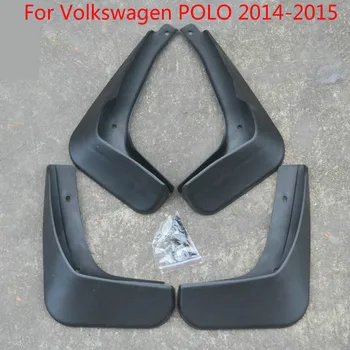 

For Volkswagen POLO 2014-2015 plastic Mud Flaps Splash Guard Fender car styling Car-styling