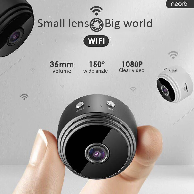 

A9 WiFi Mini Camera Wireless HD 1080P Portable Home Security Night Vision Nanny Cam With Remote IP Security Recorder