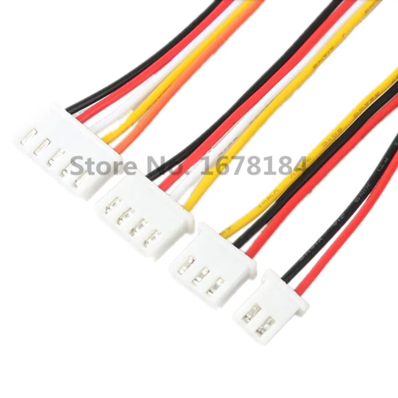 20 шт. XH2.54 JST 2 54 мм Шаг 2Pin 3Pin 4Pin 5Pin 6Pin 7Pin 8Pin стандартный кабель длиной см|4pin cable|3pin