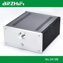 BRZHIFI BZ2412B алюминиевый чехол с двойным радиатором для усилителя мощности класса A