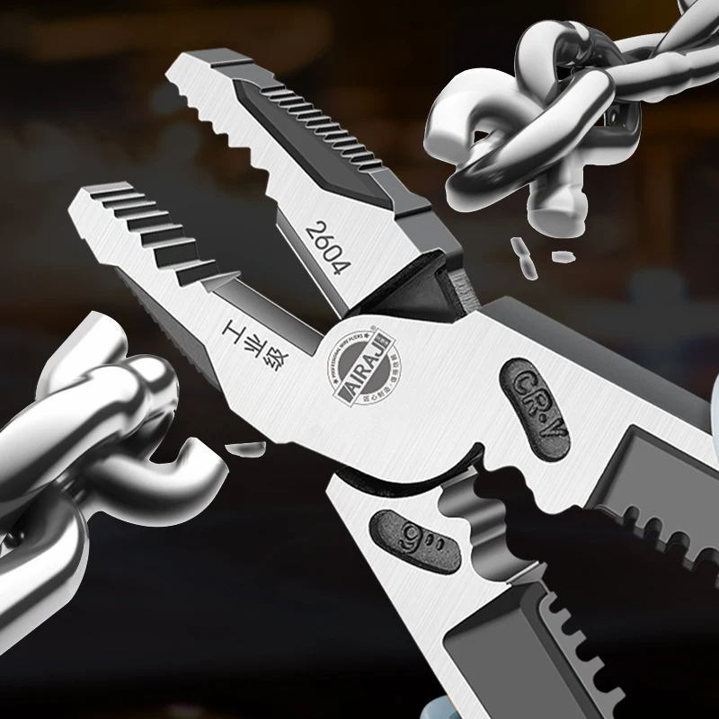 Universal Pliers Multifunctional Diagonal Pliers Needle Nose Pliers Wire Cutters Electrician