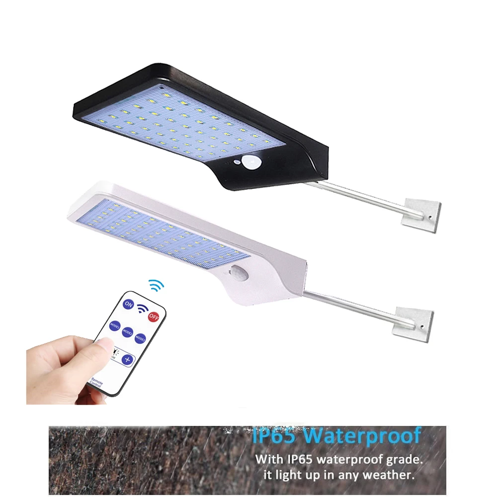 

Solar Lights Outdoor 48/36 LED Wall Solar Motion Sensor Light with Remote Controller Wireless Waterproof Security Lamp for Wall