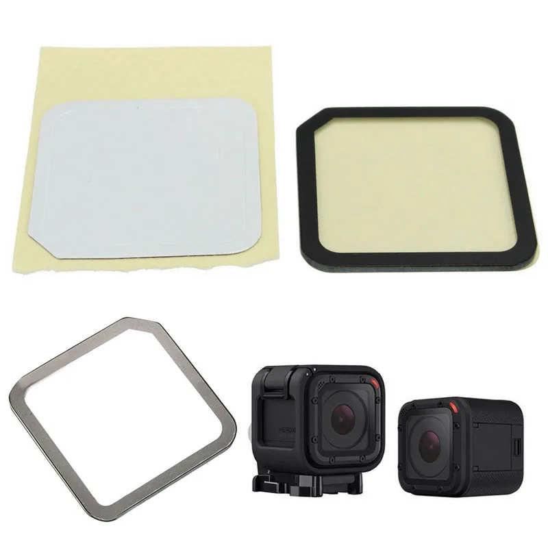 1 Set Replacement Camera Tempered Glass Lens With Screen Protector Film For Gopro Hero 4 5 Session Camera Accessory