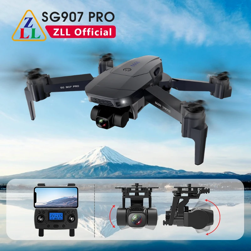 ZLL SG901 SG907 Pro GPS Dron 5G WIFI With 2 Axis Gimbal ESC 4K Camera Drone Profesional RC Quadcopter Max Distance 800m|Camera Drones| - AliExpress
