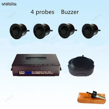 

Anti-collision car front car radar 4 probe buzzer voice crescent screen speaker front CD50 Q04