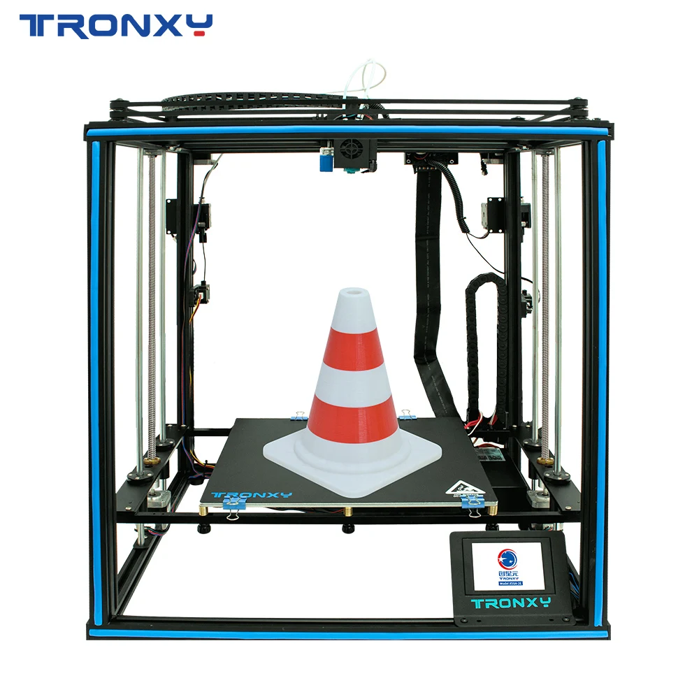 Новинка 3D принтер Tronxy X5SA 500 2E/X5SA 400 2E больше 2 в 1 двухцветный экструдер Cyclops с одной