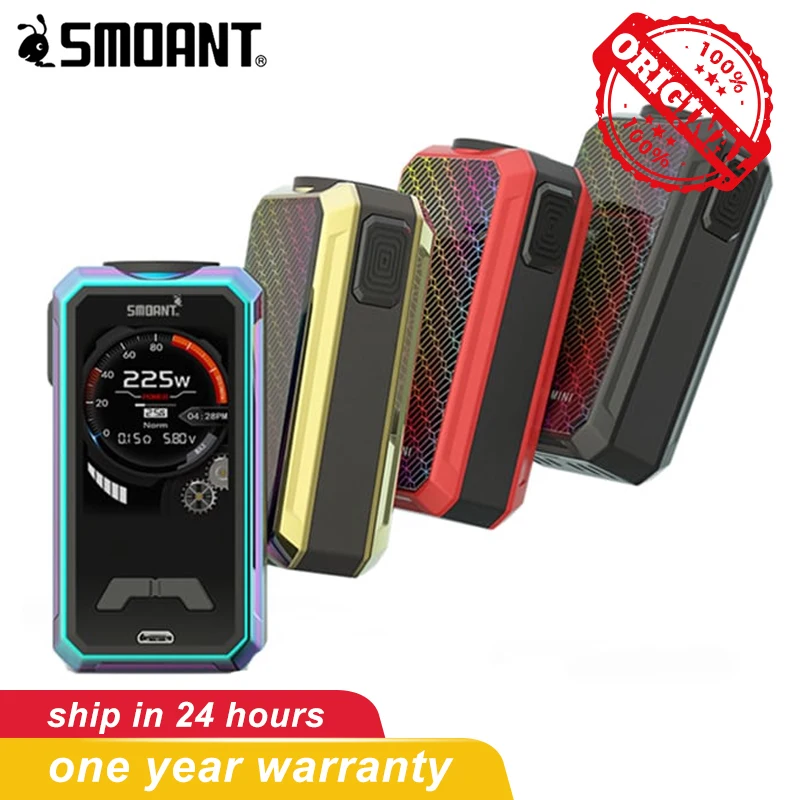 

Original Smoant Charon Mini 225W TC Box MOD with 2.0 inch TFT screen fit 510 thread electronic cigarettes Mod