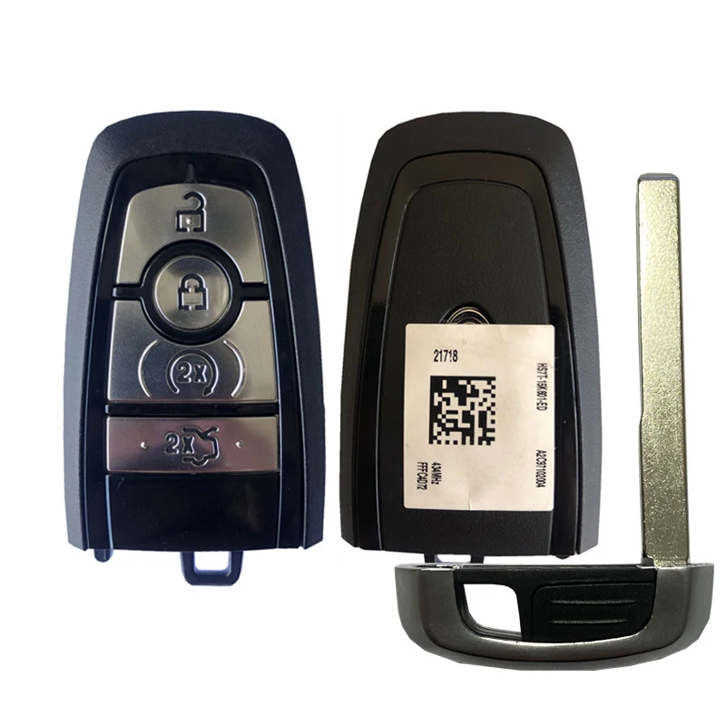 US $59.90 CN018093 Original 4 button Ford Key Frequency 43392 MHz FSK Transponder HITAG PRO Part No HS7T15K601ED DS7T15K601EF