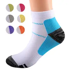 3 пары, компрессионные носки для бега, спортивные носки для велоспорта, пилатеса, против усталости, Подошвенный Фасциит, пятки, шпоры, боли, носки