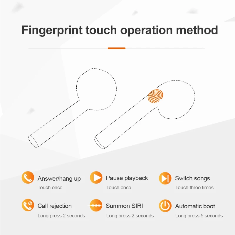 Original tws 1:1 Aire 2 Smart Sensor Earbuds Wireless Charging Bluetooth Earphones pk H1 Chip i200 i500 i520 tws