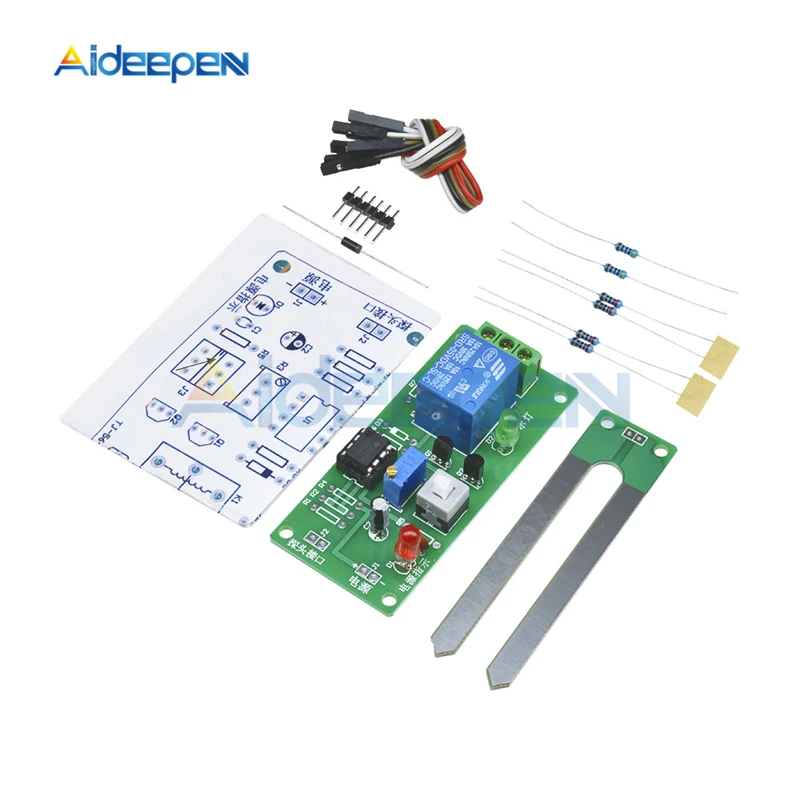 

DC 5V Soil Moisture Controller Module DIY Kit Automatic Watering Device Automatic Watering Humidity Switch DIY Parts