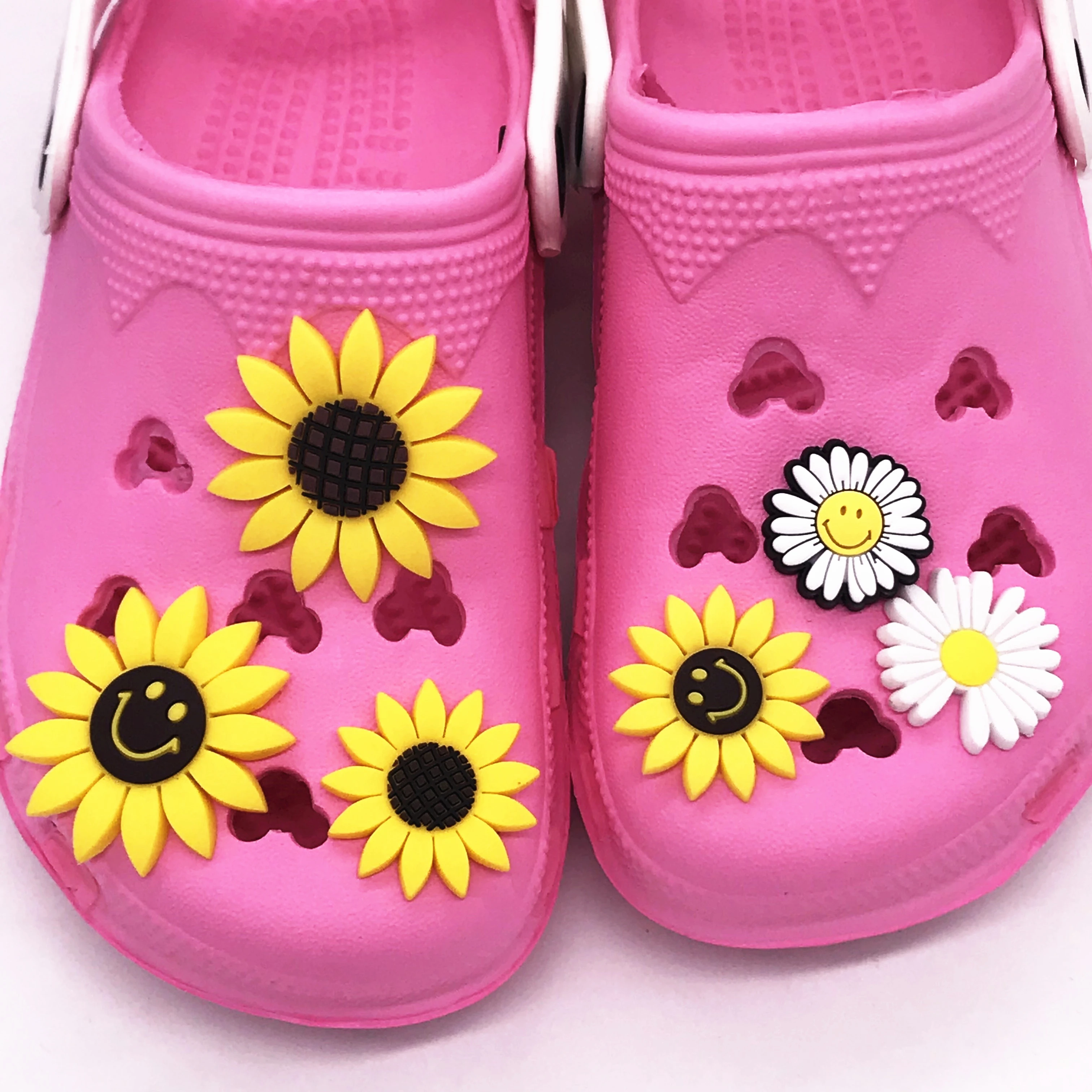 sunflower croc jibbitz