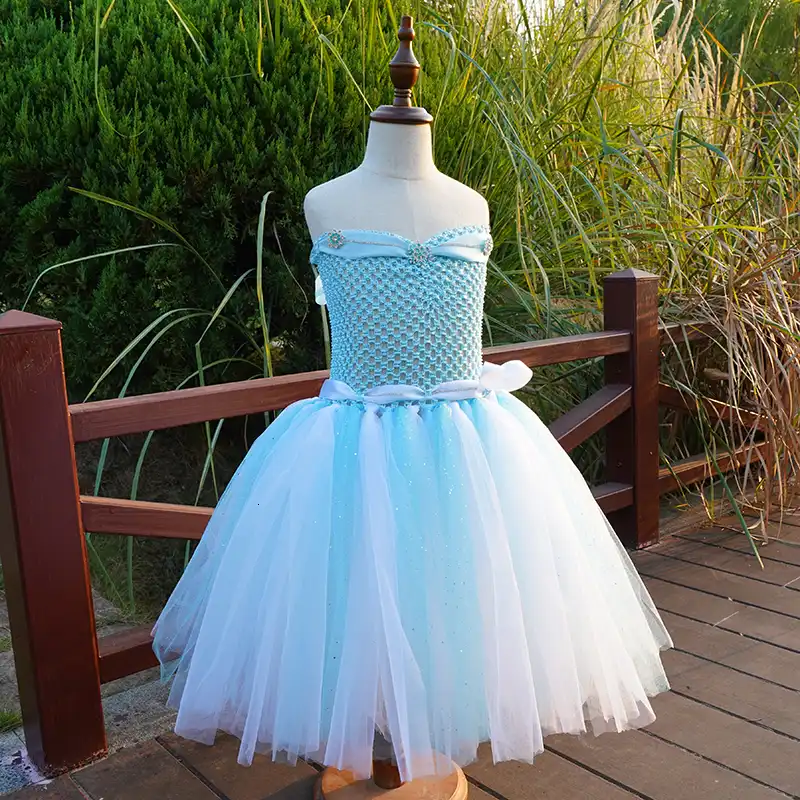 Frozen 2 Vestido De Tutu De Princesa Elsa Disfraz De Nino Chico Nuevo Vestido De Encaje Para Fiesta De Cumpleanos Para 1er Nina Vestido De Bautizo Aliexpress