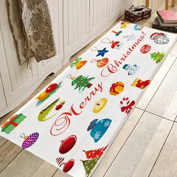

Christmas Rug Creative 3D Printing Hallway Carpets and Rugs for Bedroom Living Room Carpet Kitchen Bathroom Anti-Slip Floor Mats