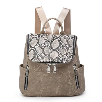 

WOMEN'S Bag 2020 New Style Backpack Bag Women's Animal Print Backpack Large Capacity WOMEN'S Backpack