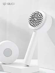 Long Handle Massage Comb Fluffy Curling Hair Comb Styling Air Cushion Comb Relieve Fatigue Portable Hairdressing Beauty Comb