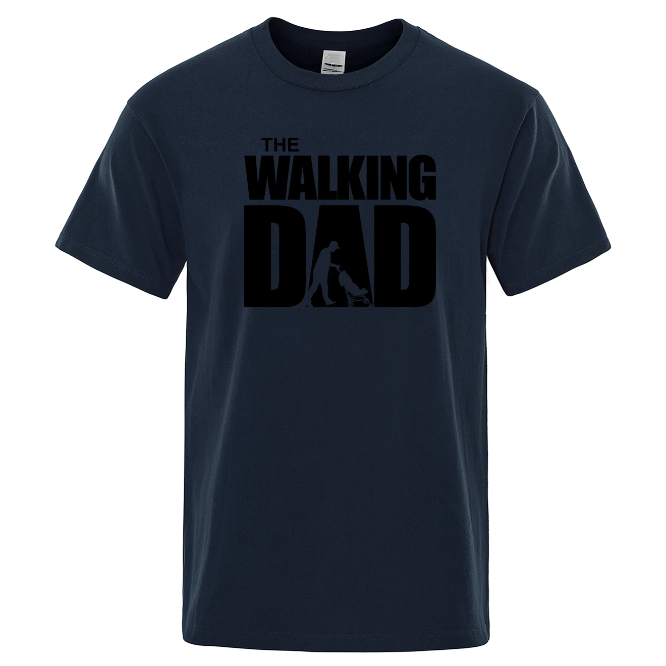 Летняя футболка, футболка с ходячим папой, Мужская крутая повседневная мужская футболка, модные топы в стиле хип-хоп, уличная одежда, подарок на день отца, футболки